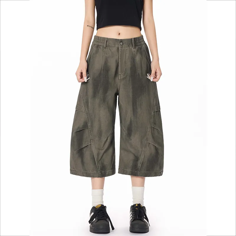 Distressed Cargo Shorts