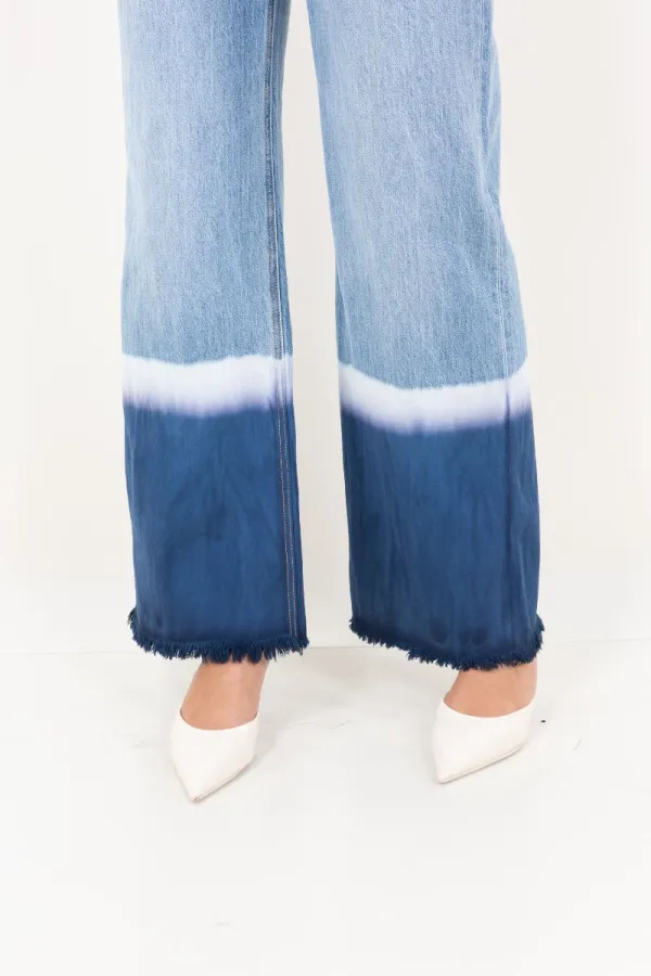Closet Ready High Rise Wide Leg Relaxed Denim Jeans