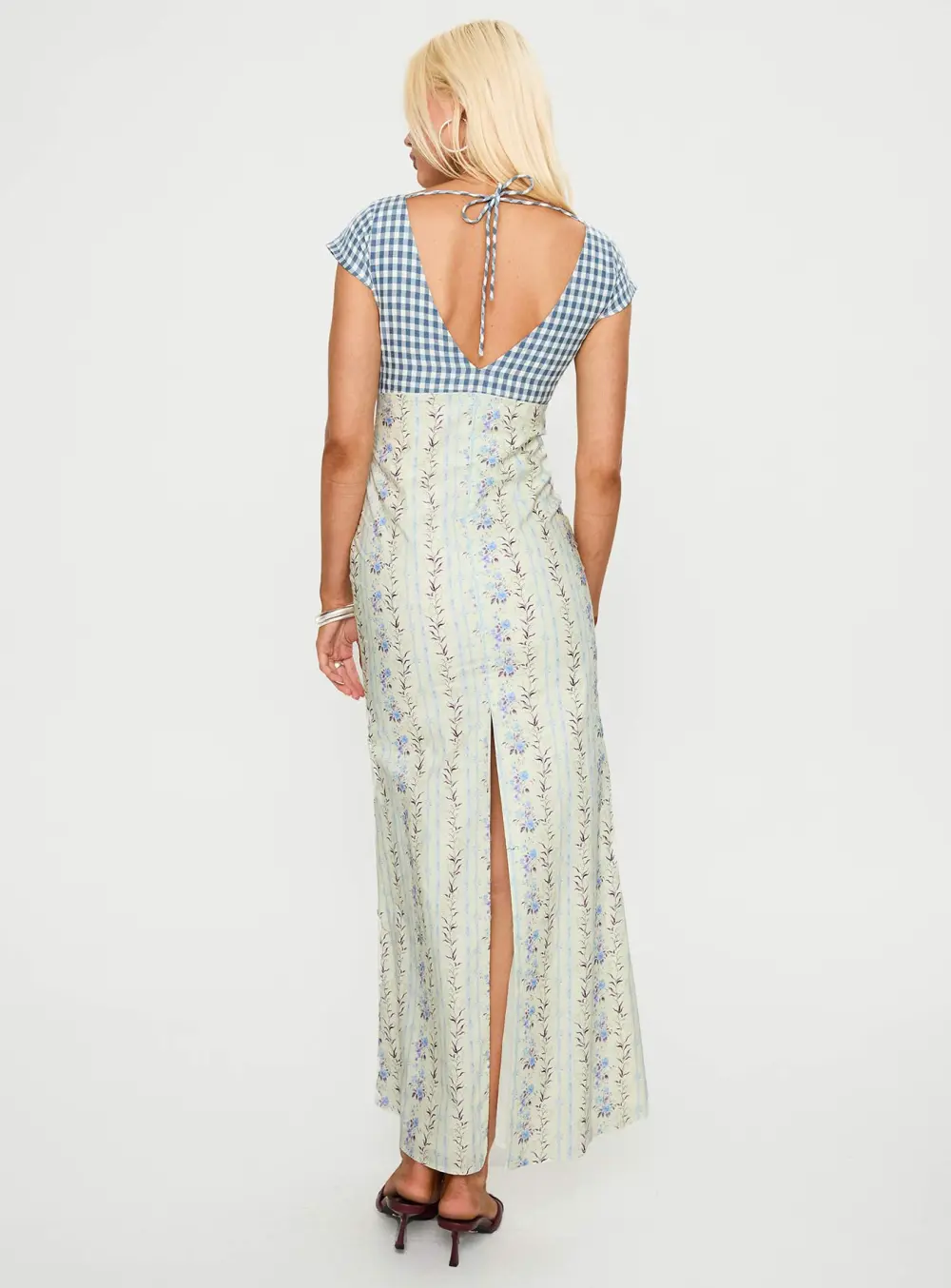 Soft Maxi Tie Back Maxi Dress