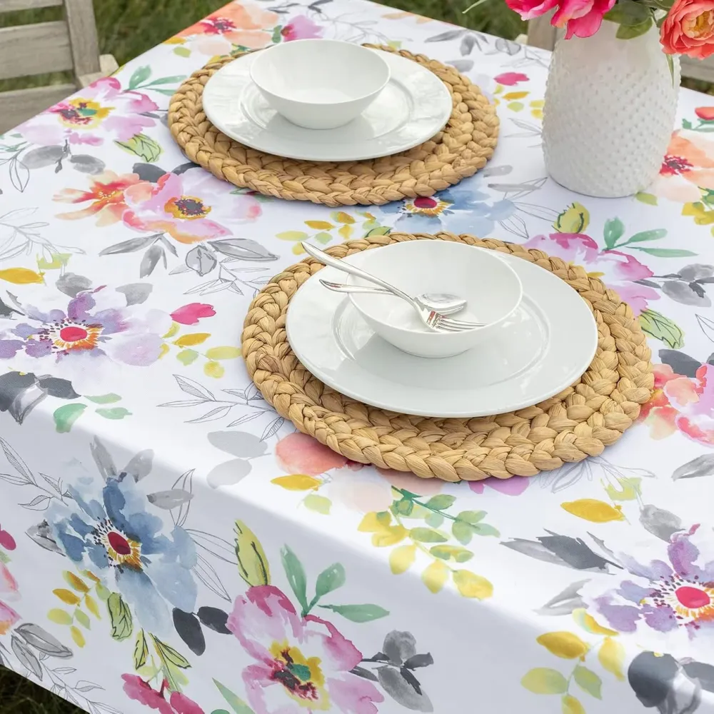 Watercolor Floral Tablecloth