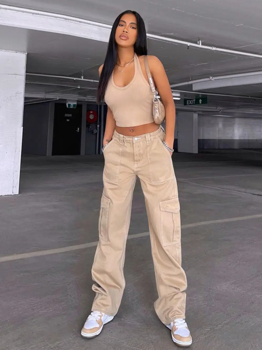 Wide Leg High Rise Denim Jeans
