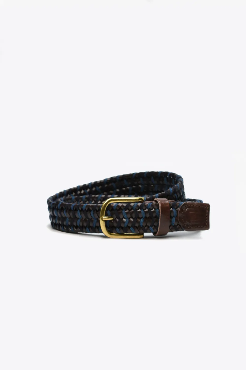 Stretch Woven Leather Belt