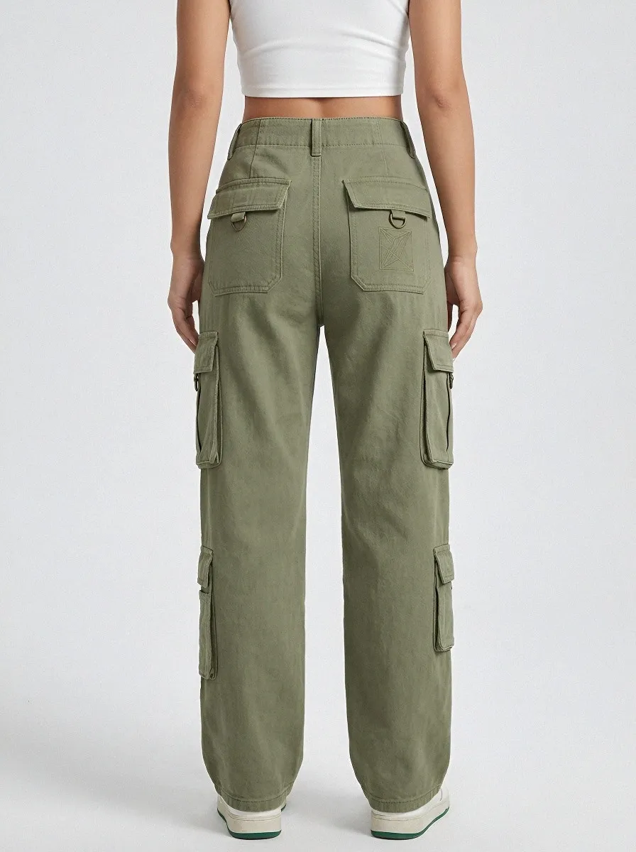 Functional Multi Pocket Set Women's Multi Pocket Cargo Pants