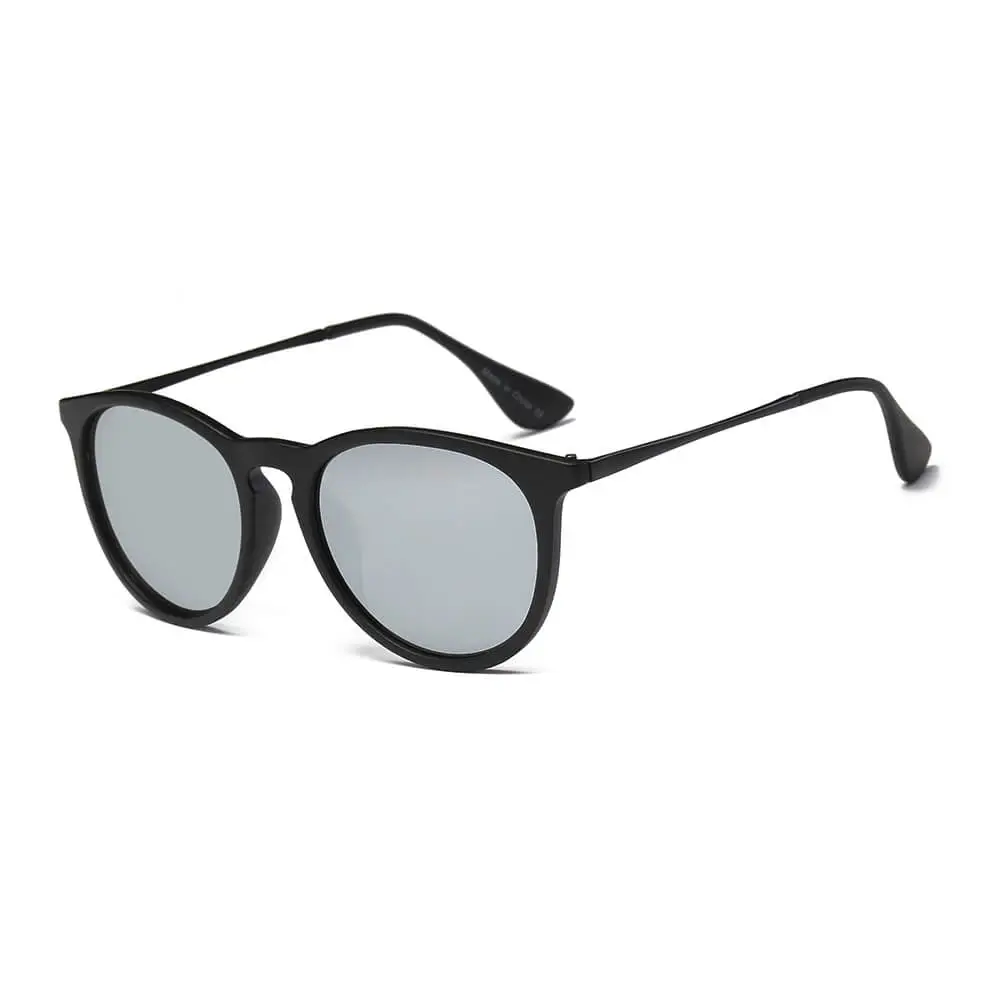 Narrow Round Frame Sunglasses