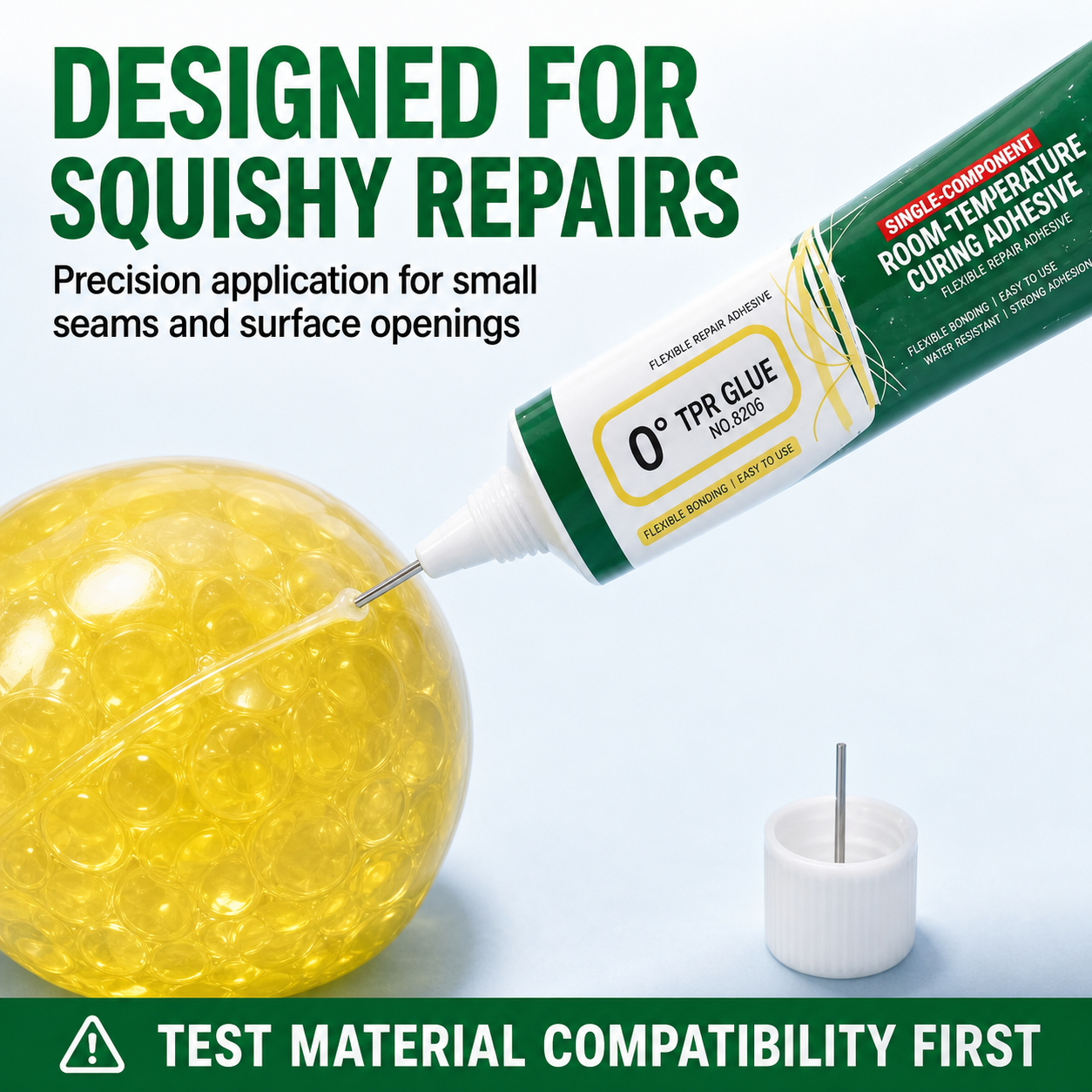 20 mL Flexible Repair Adhesive - 1, 2, 3, 5 or 10 Tubes - Designed for Compatible Squishy Repairs