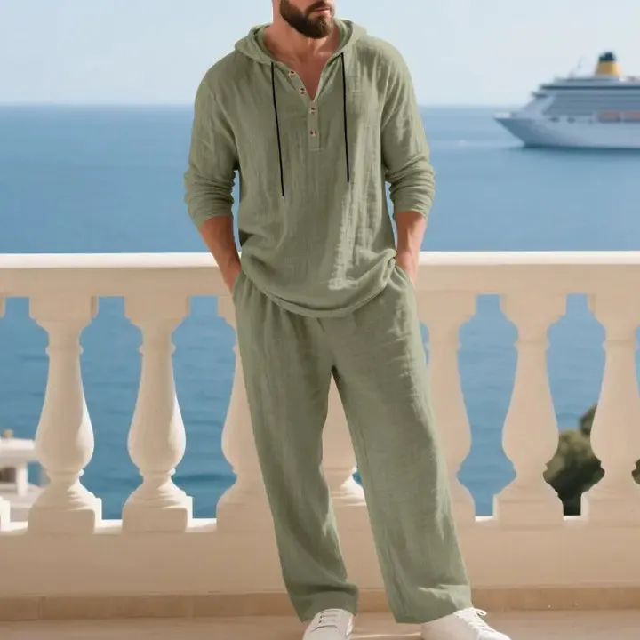 Men’s Hoodie & Jogger Set Casual Loungewear 2-Piece Set