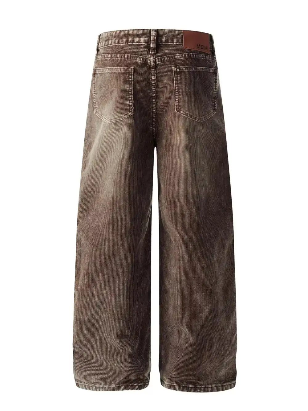 Refined Men's Wide Leg Corduroy Pants