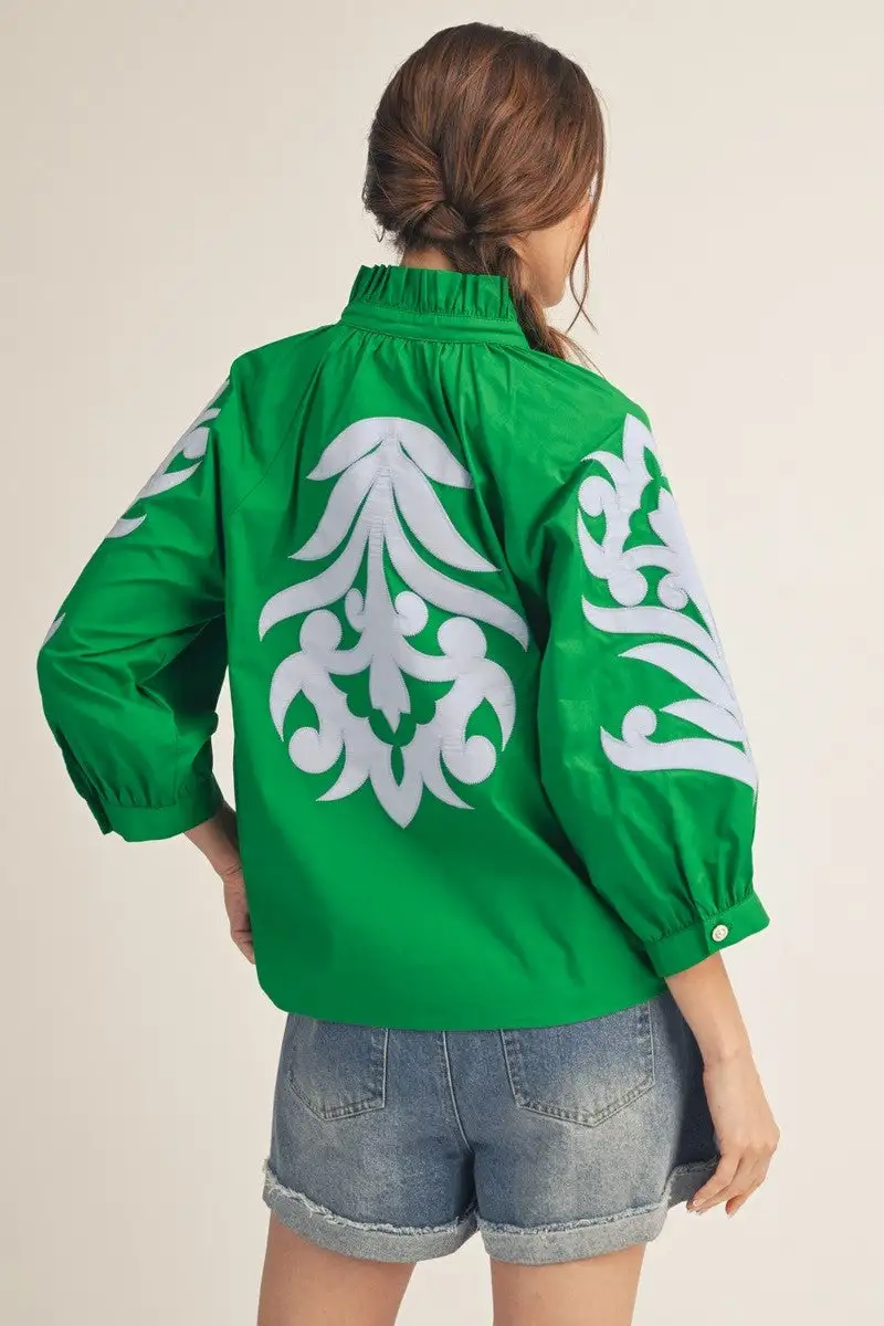 Baroque Applique Top