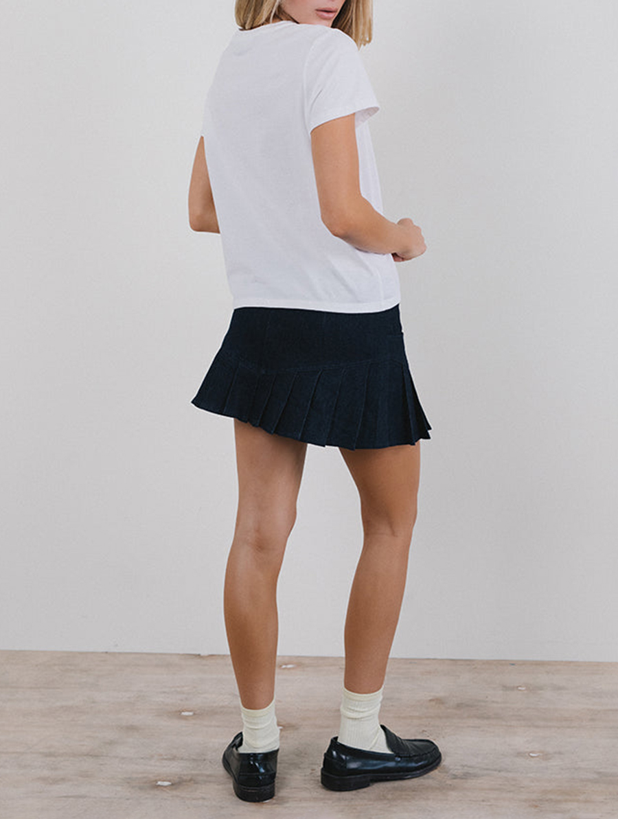 Baby Deer Print White Tee