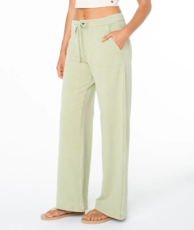 Clean Wide Leg Woven Pants