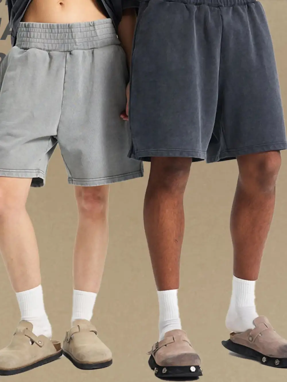 Weekend Cotton Blend Easy Waist Casual Shorts