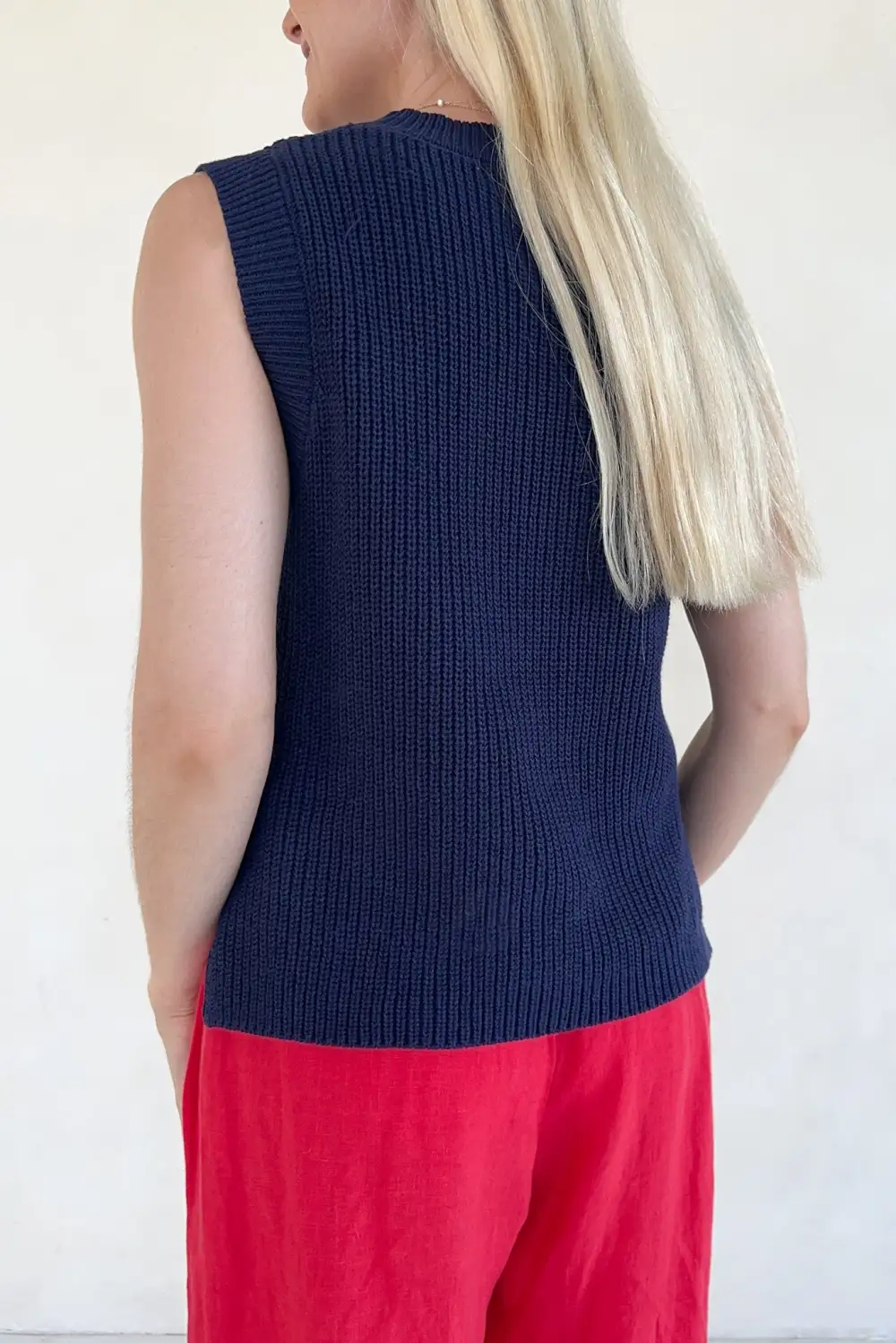 Comfort Fit Knit Printed Sweater