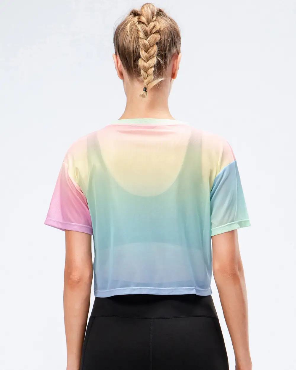 Fitness Cropped Fitness T-Shirt