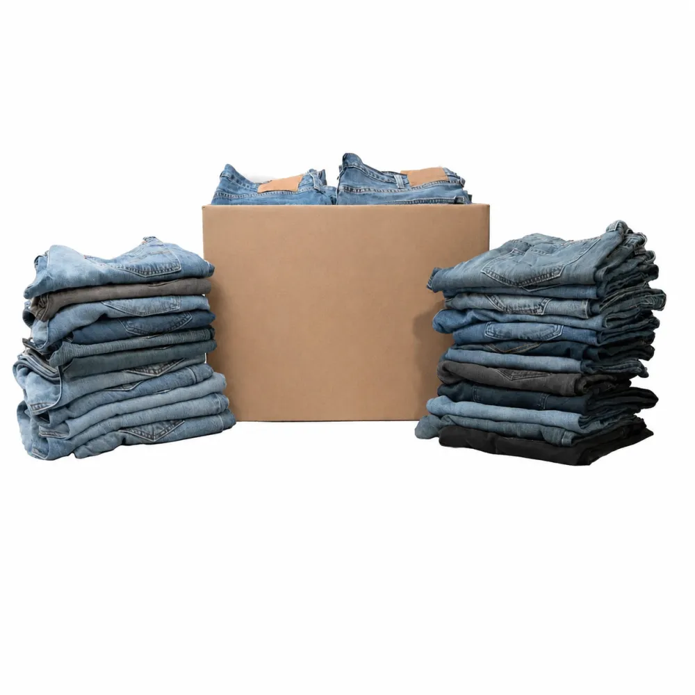Men's Loose Fit Washed Duck Utility Jeans 10-PACKwith 7 Pockets