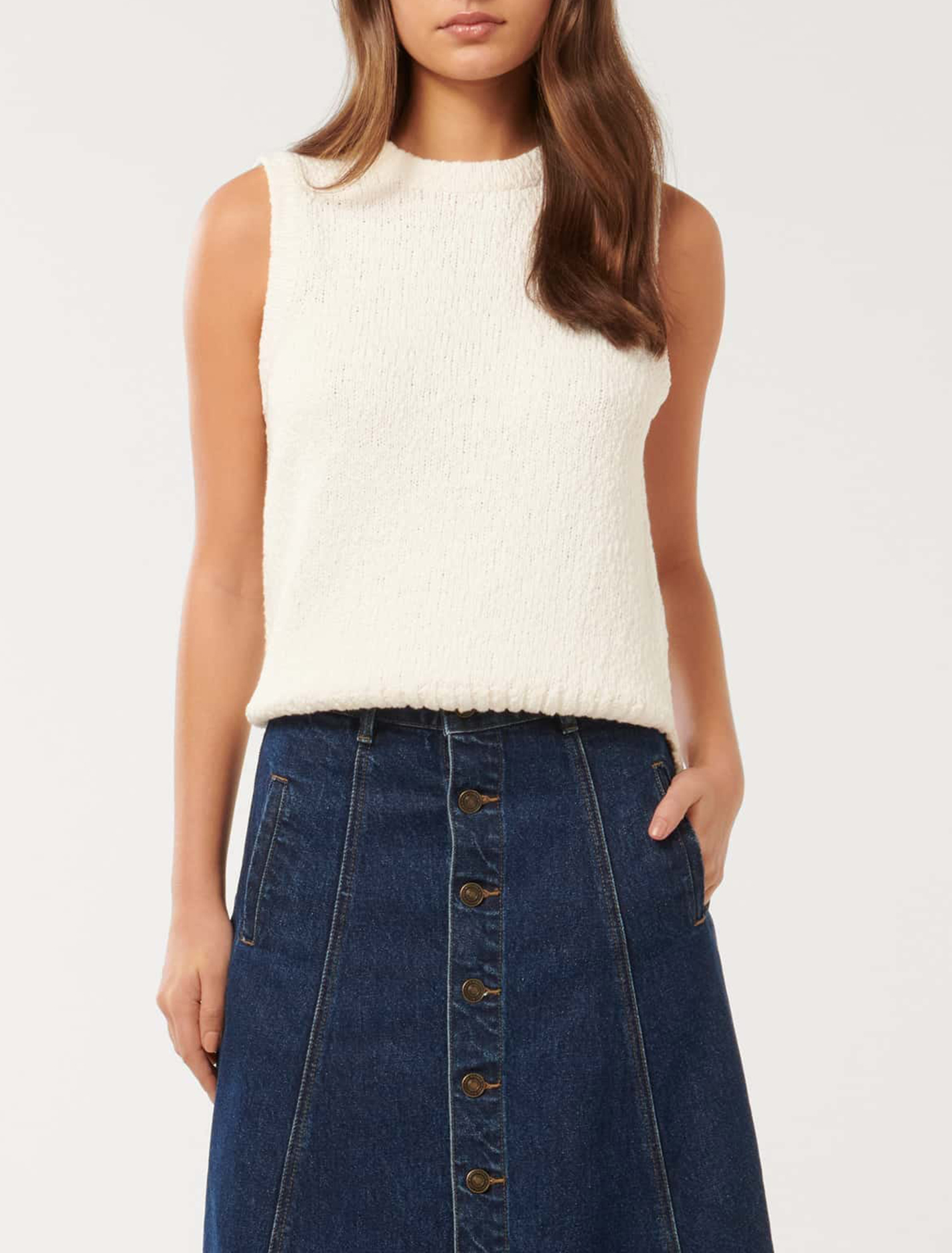 Boucle Knit Tank