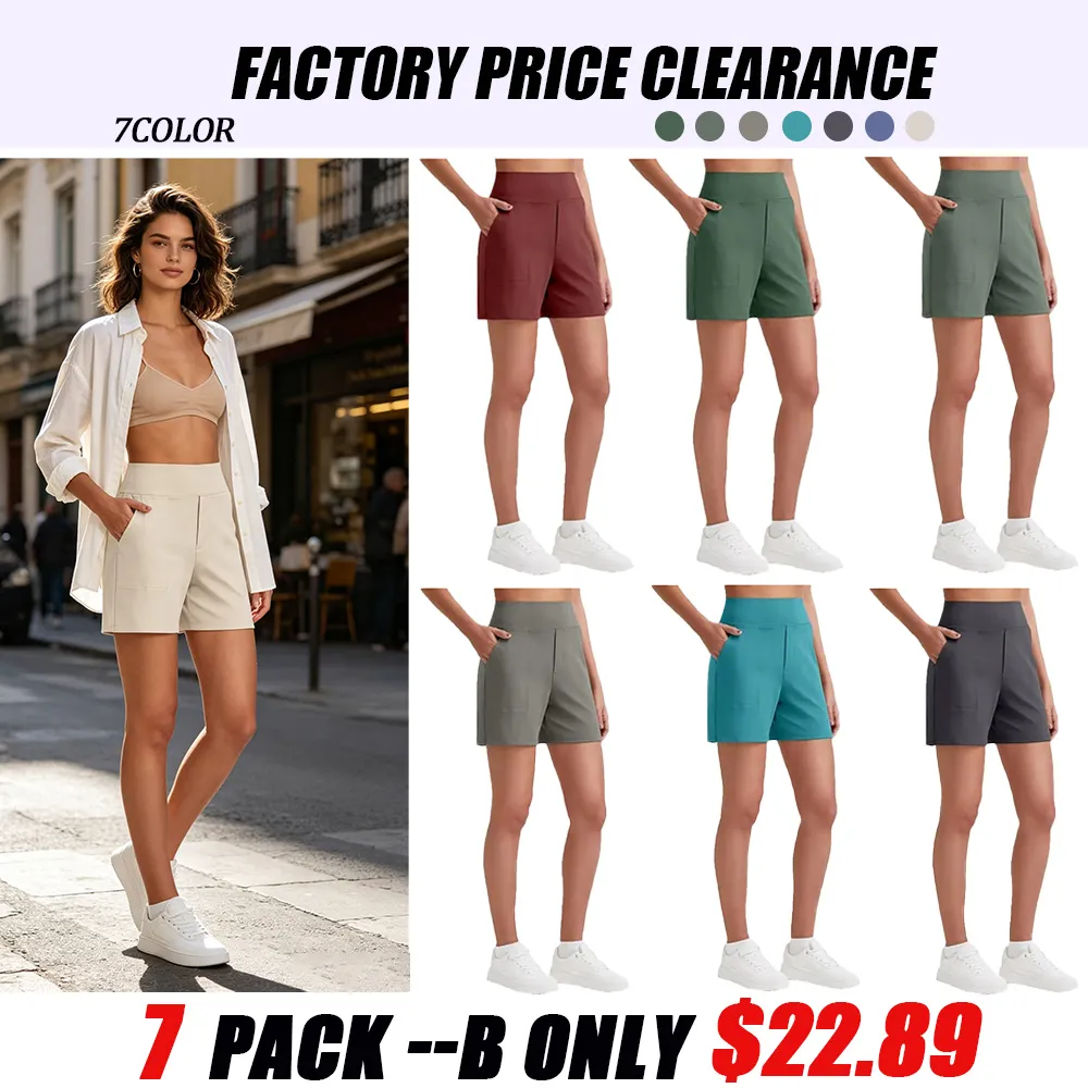 🔥 Women's High-Waist Bermuda Shorts | Sports Running & Yoga Shorts