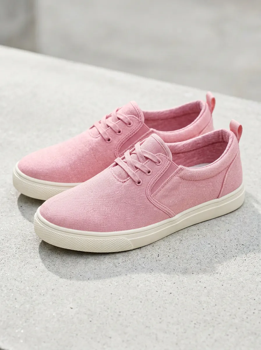 Unisex Elastic Canvas Shoes with Casual