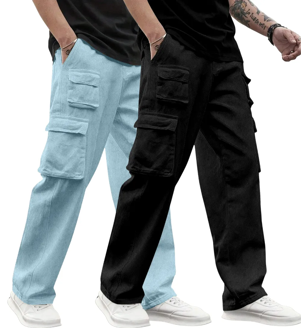 Streamlined Travel Cotton For Track Cargo Pants