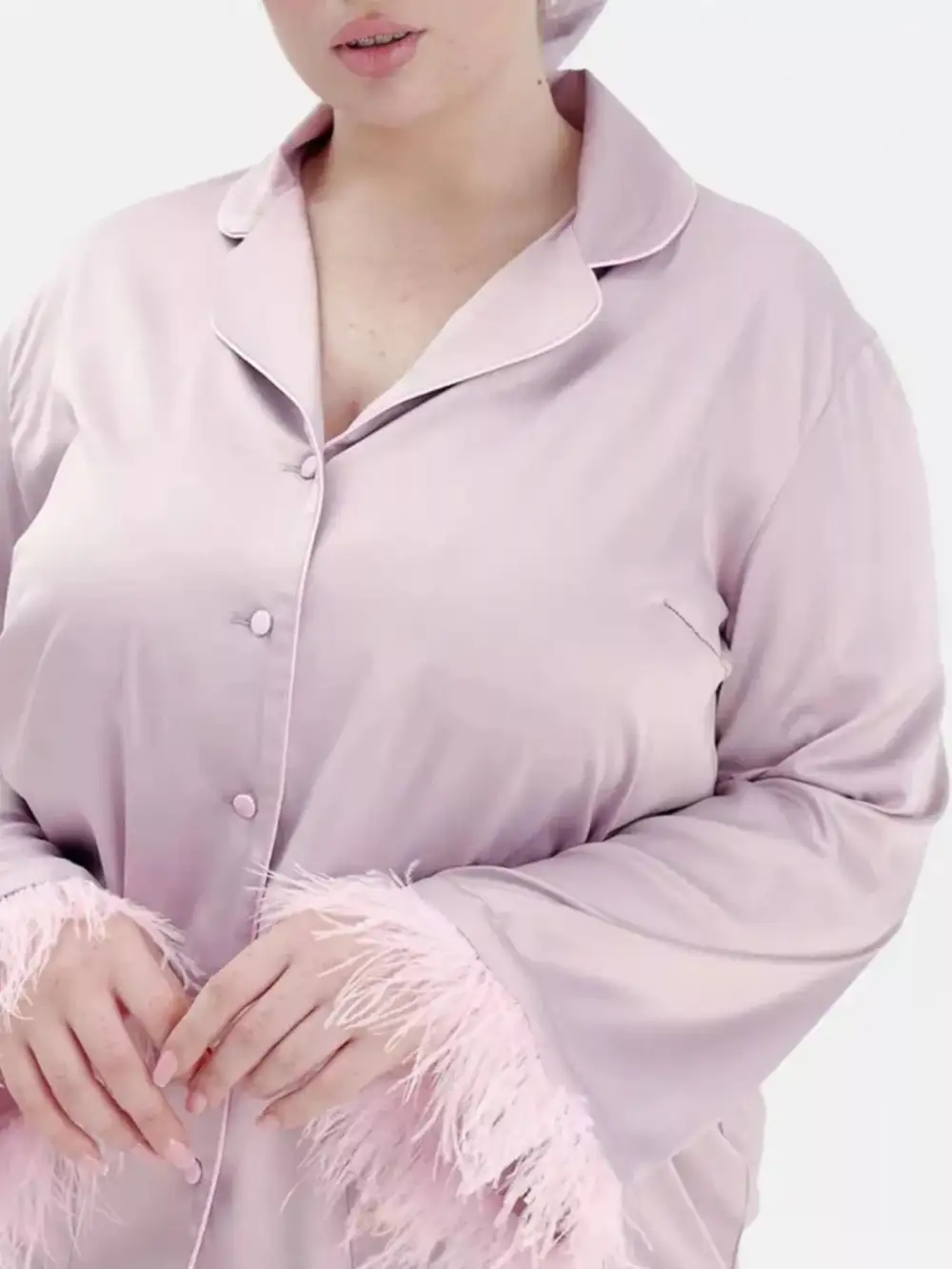 Tassel Cuffs Comfortable Everyday Pajama Set