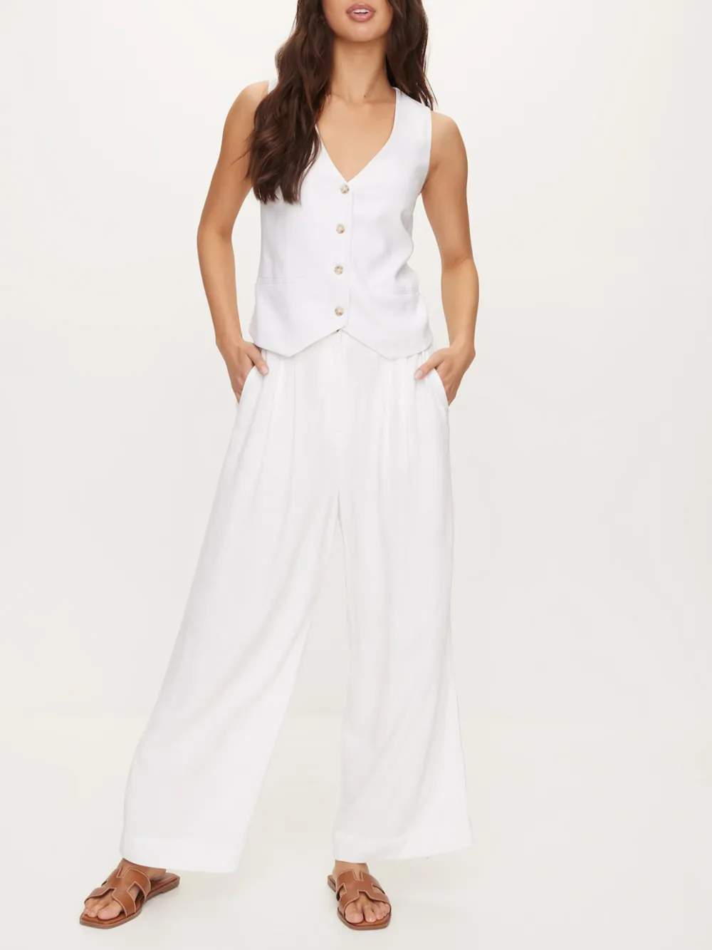 Casual Style Wide Leg Pant
