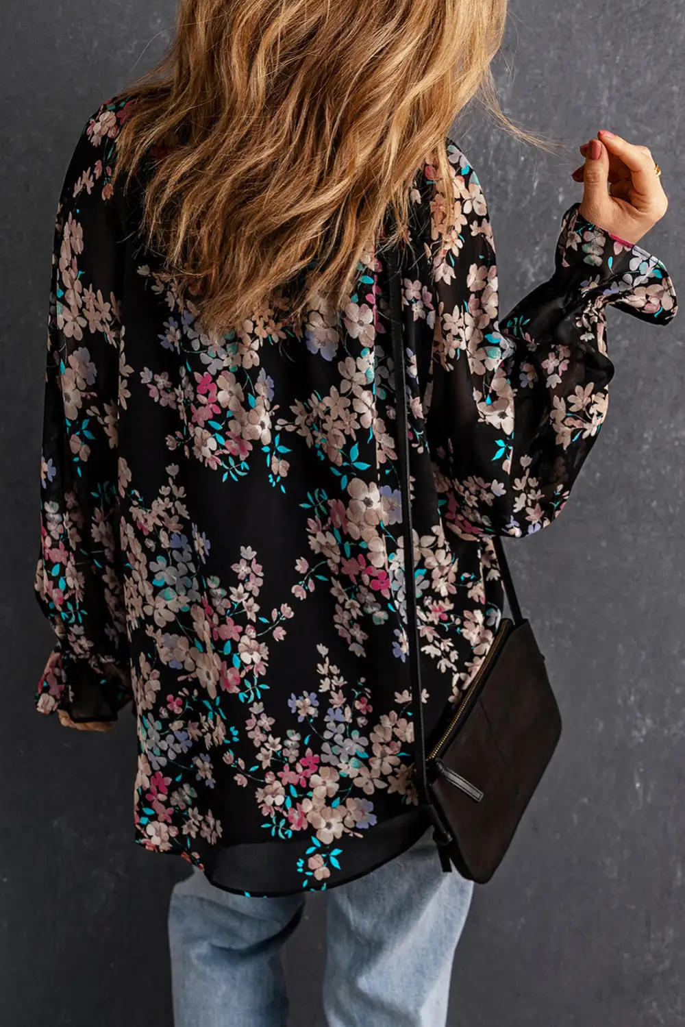 Floral Wildflower Chiffon Blouse