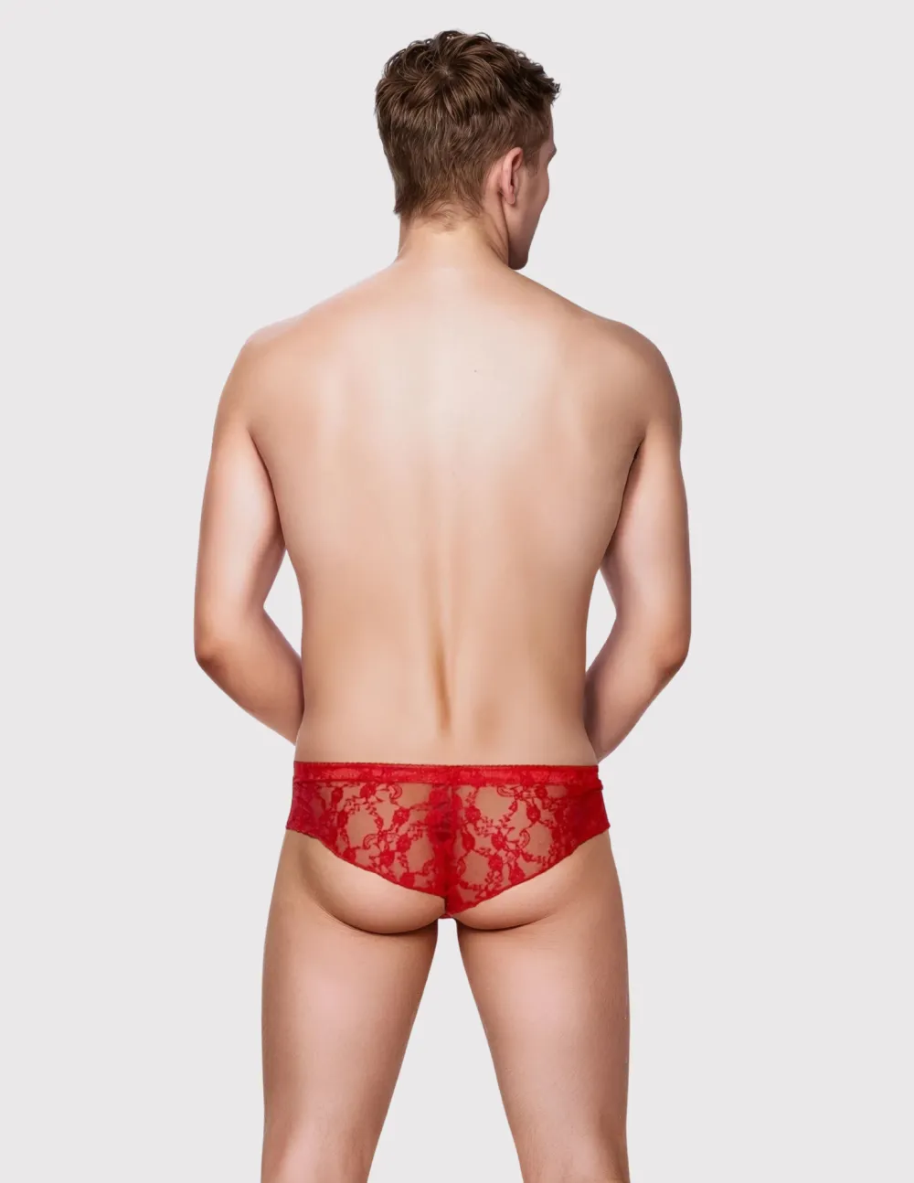 Lace Sculpted Men's Briefs