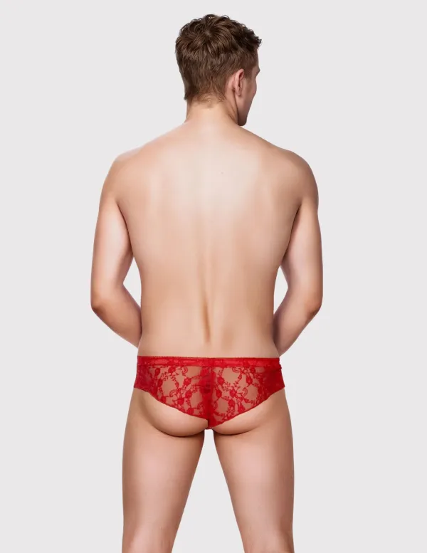 Lace Sculpted Men's Briefs