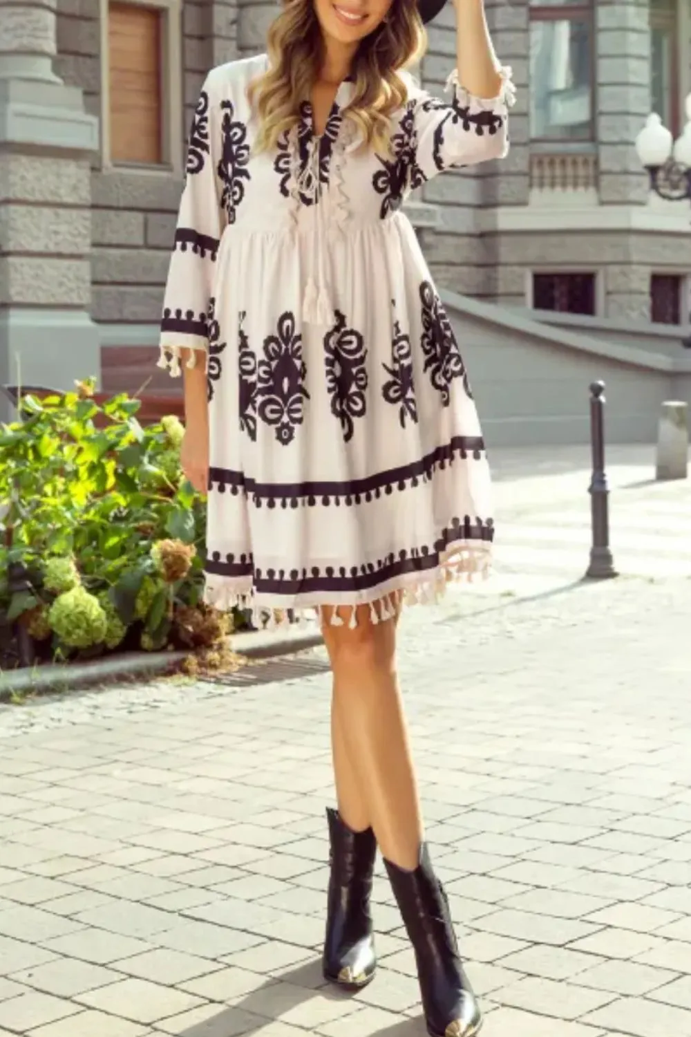 Tassel Mini Dress