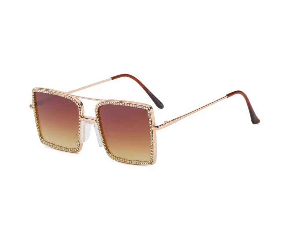 Adjustable Nose Pad Fashion Sunglasses