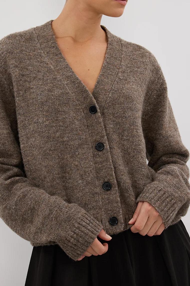 BUTTON-DOWN CARDIGAN