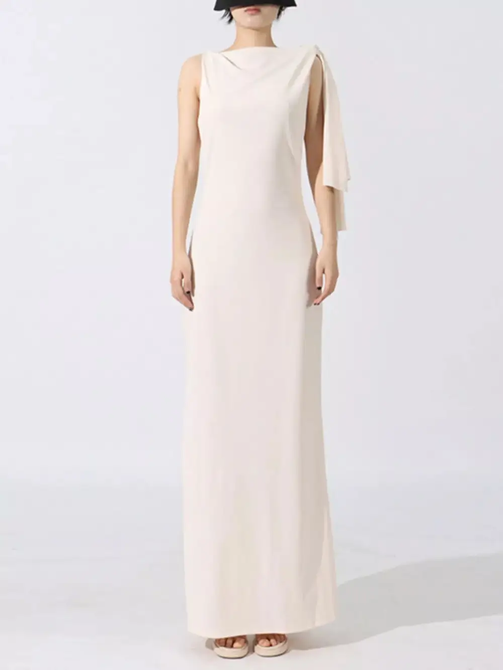 Wearable Cut Sleeveless Maxi Dress