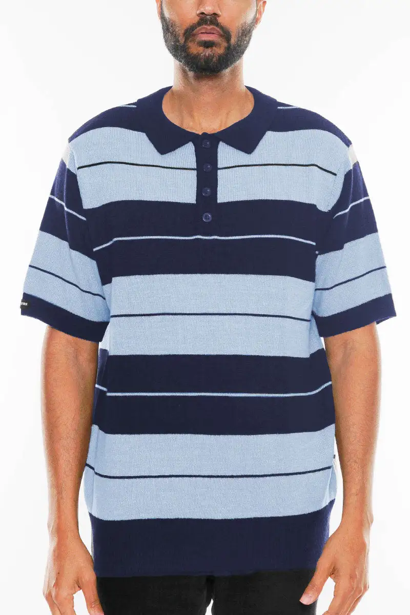 Side Striped Polo Shirt