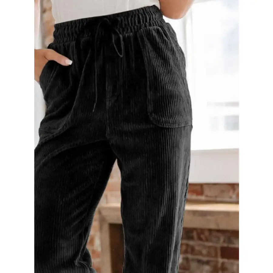 Everyday Drawstring Pants with Pockets