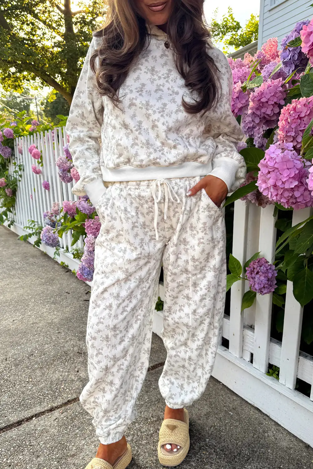Floral Print Cozy Everyday Lounge Set