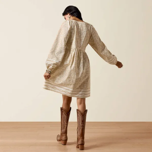 Western Inspired Refined Everyday Casual Dress