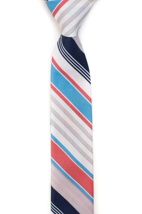 Composed Striped Pattern Necktie