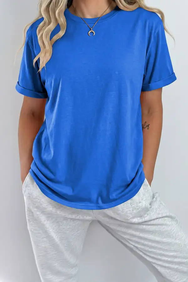 Airy Stripe Casual Tee