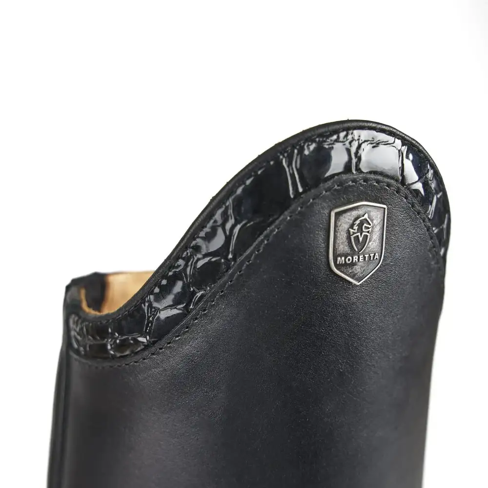 Refined Zip Leather Riding Boots