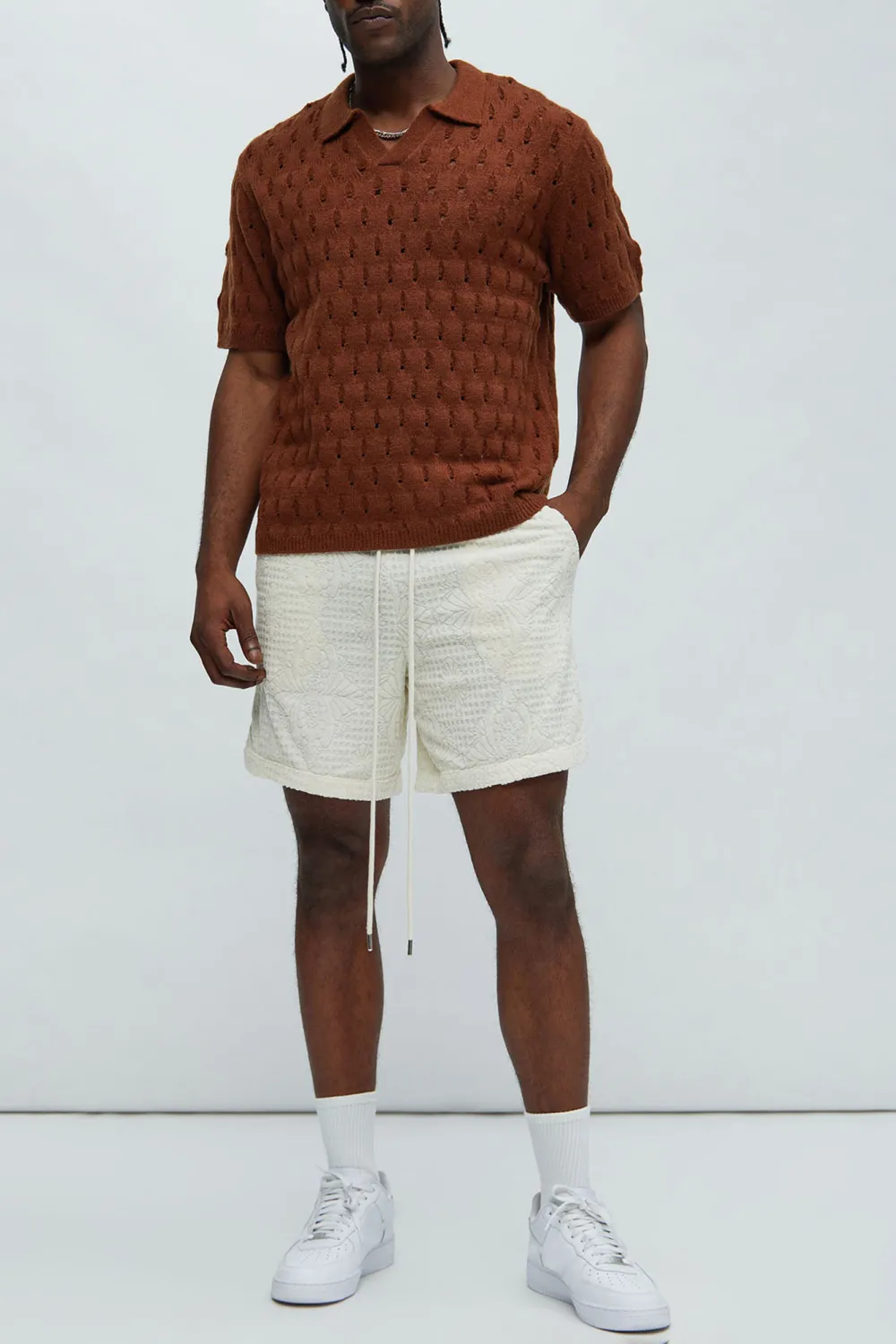 Hollow Textured Polo