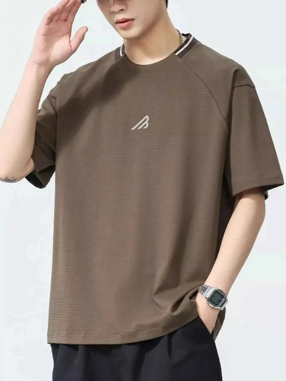 Layer Ready Round Neck Short Sleeve T-Shirt
