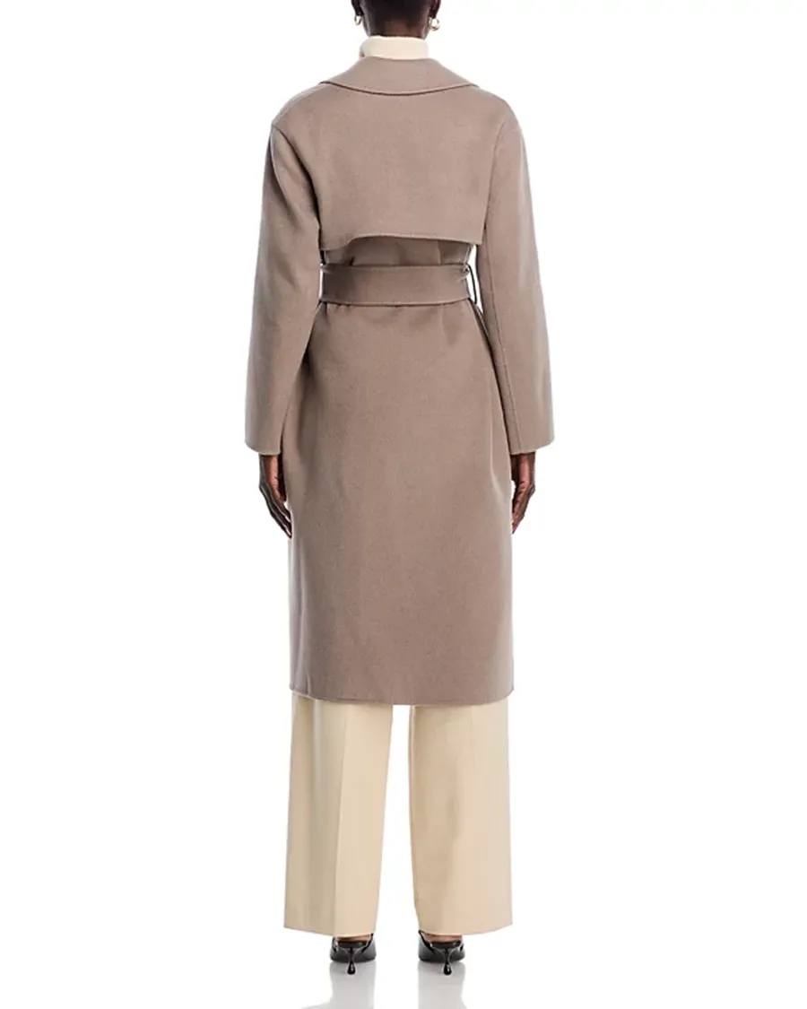 Cashmere Wrap Trench Coat