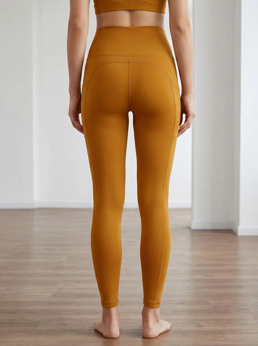 Women's Fitness High-Waisted Pocket Yoga Pants