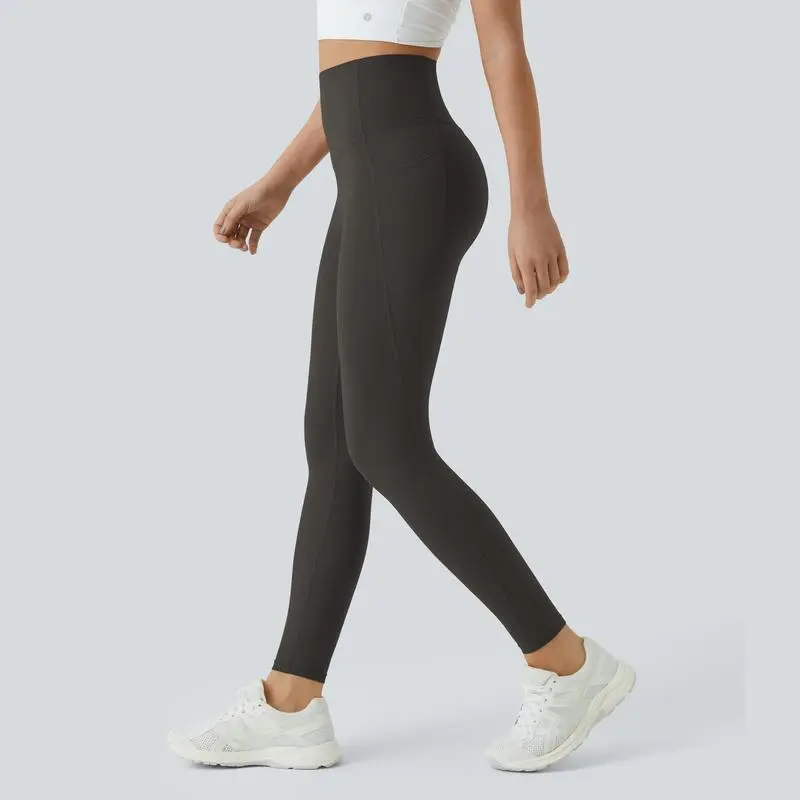 High Waisted Tummy Control Side Pocket Shaping Training Leggings – 🔥 40% OFF Today Only!