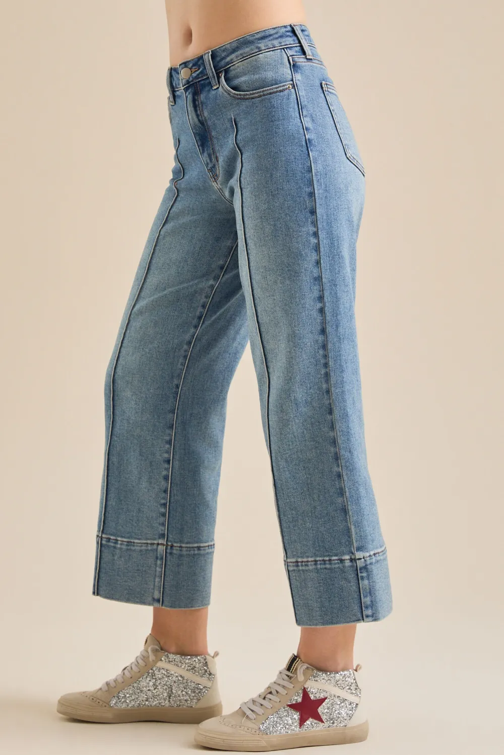 Front Seam Jeans