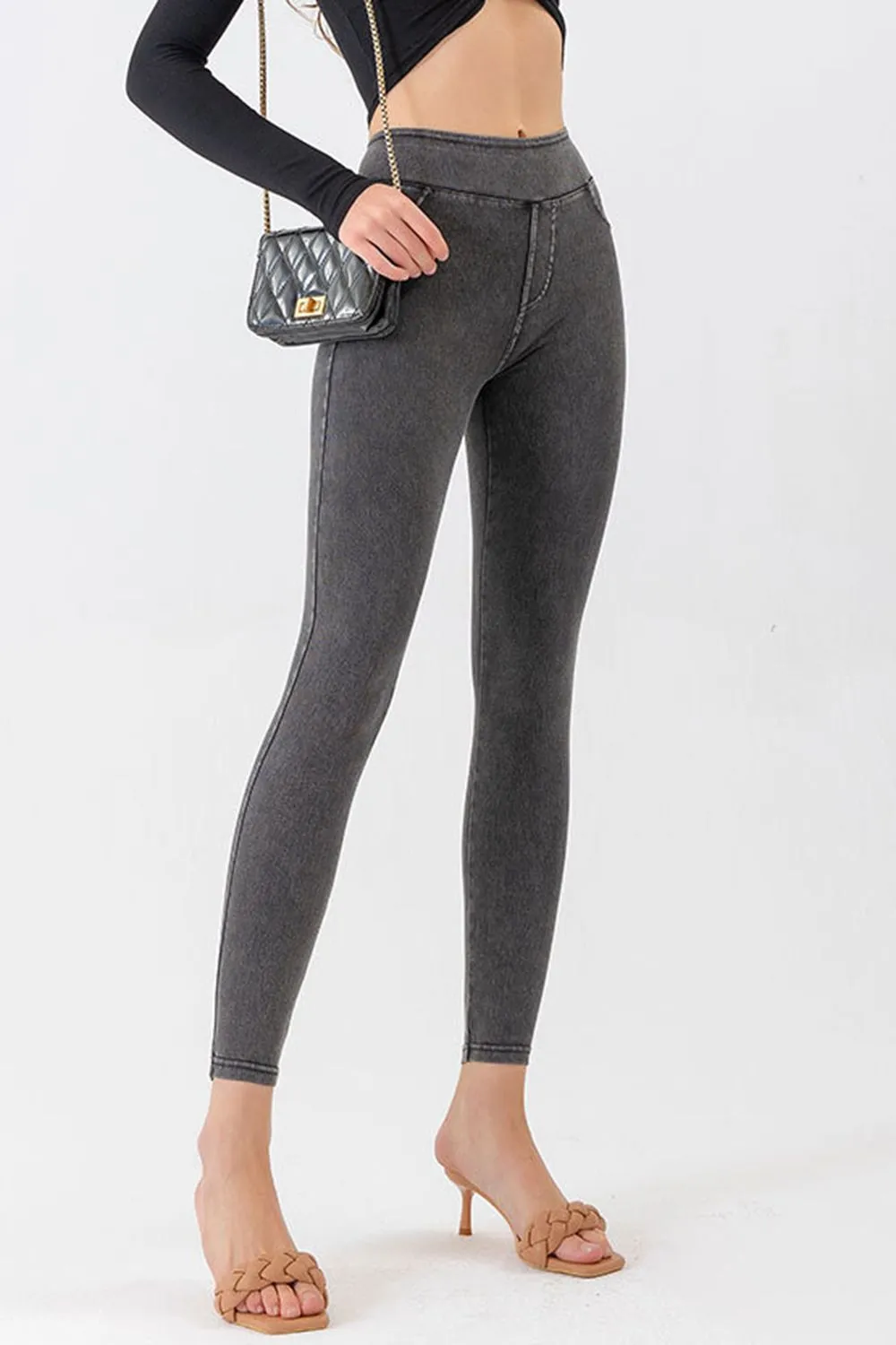 Everyday High Waist Skinny Denim Jeans