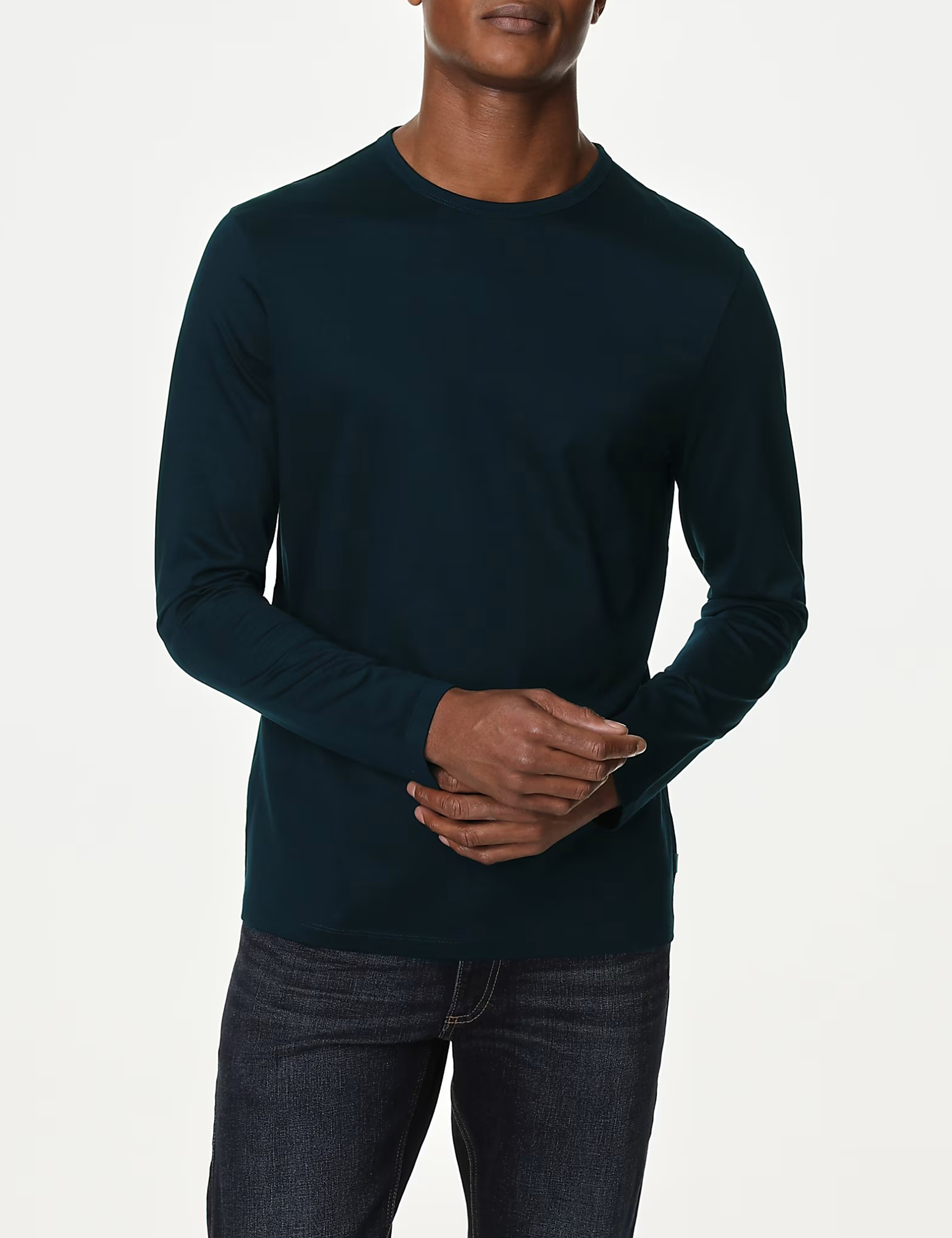 Pure Cotton Long Sleeve T-Shirt