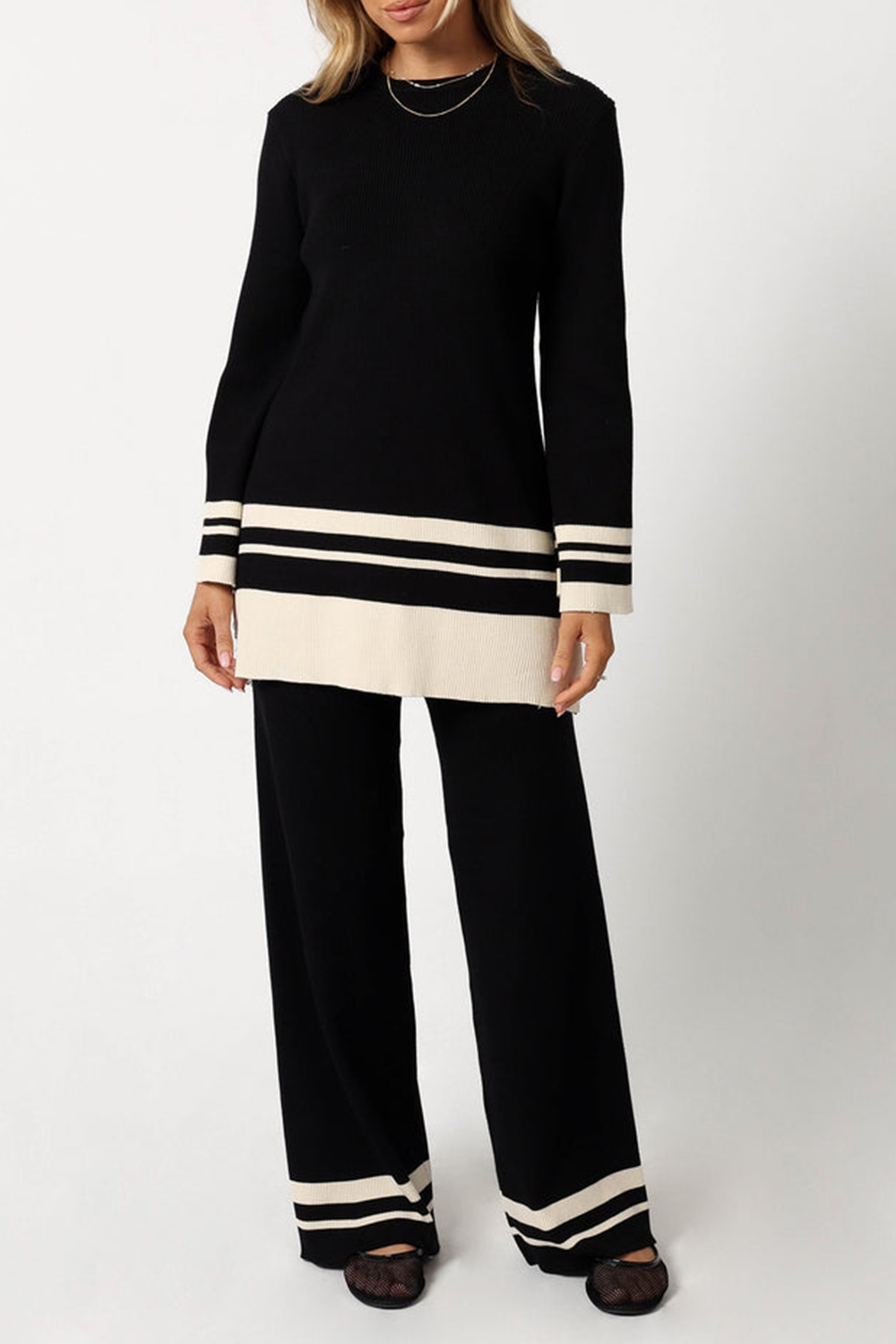 BLACK OFF WHITE PANTS