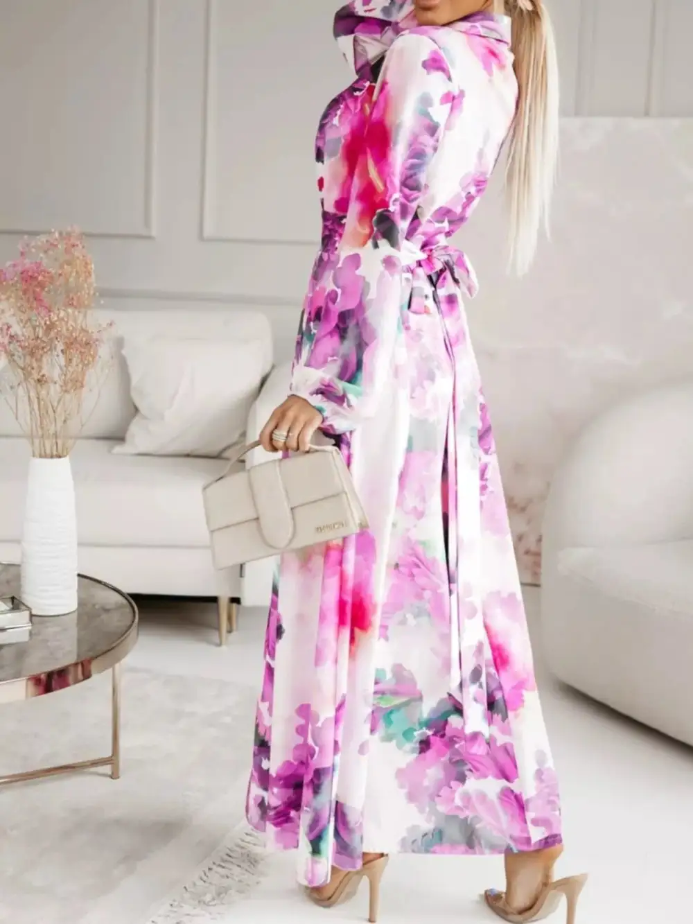 Long Sleeve Maxi Shirt Dress