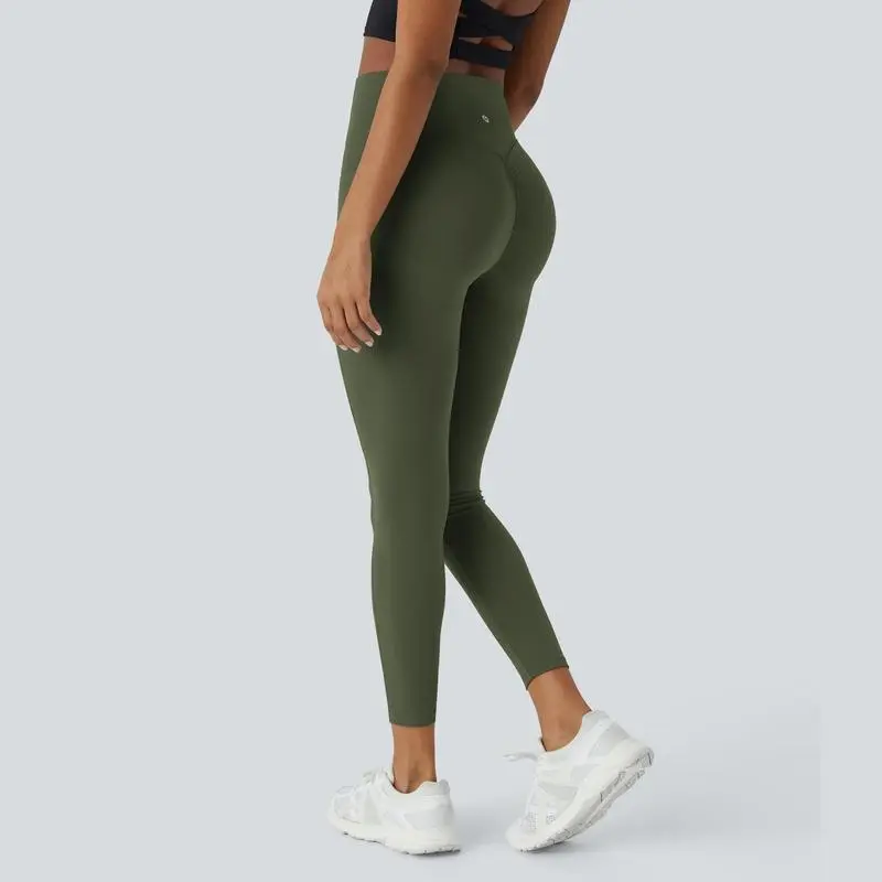Women’s SoCinched High Waisted Scrunch Butt Lifting Workout Leggings with Tummy Control & Pockets – Yoga & Gym Pants for Spring