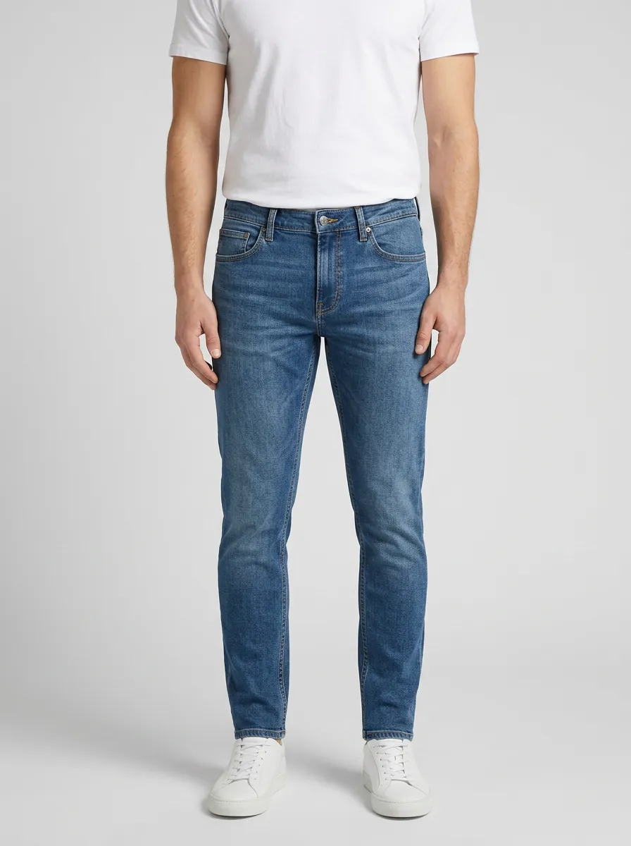 Relaxed Slim Fit Easy Move Jeans